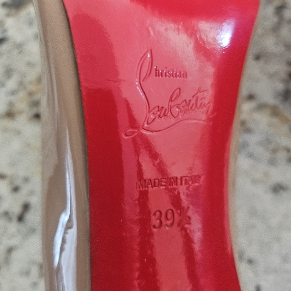 Christian Louboutin Bareta 120 Patent Pumps - Picture 12 of 13